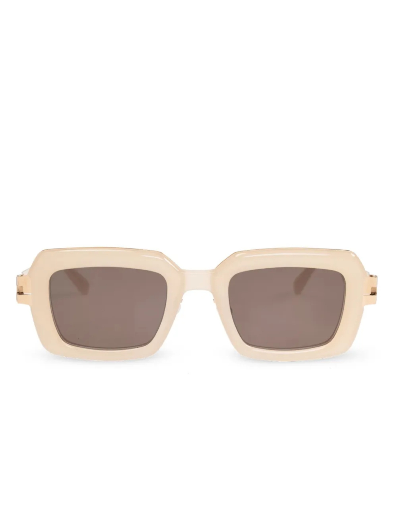 

Солнцезащитные очки в прямоугольной оправе Mykita, нейтральный