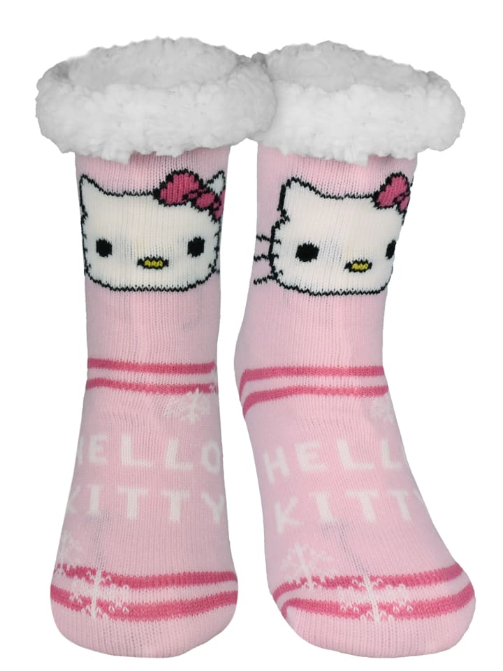 

Носки Hello Kitty для дома, носки для дома, уютные носки, носки розового цвета Hello Kitty