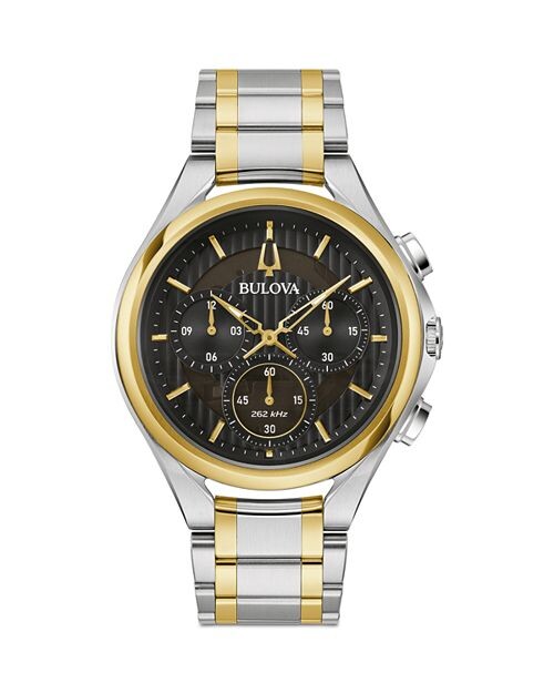 

Изогнутый хронограф, 43,5 мм Bulova, цвет Black