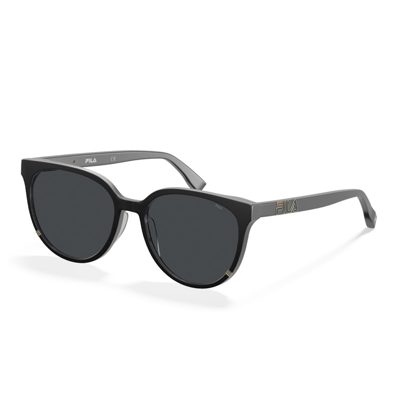 

FILA Пластиковая оправа квадратные солнцезащитные очки унисекс, 0700 Starry Black