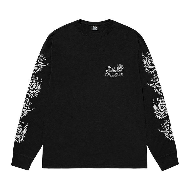 

Футболка Stussy Witch Doctor Long-Sleeve Tee Pigment Dyed, Black