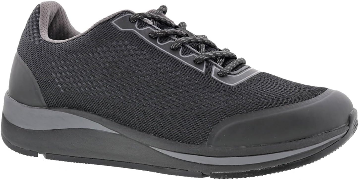 

Мужские кроссовки Drew Champ с шнуровкой и комфортной посадкой, черный