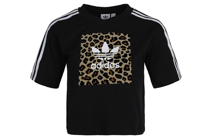 

Женский укороченный топ Adidas Originals, цвет Black