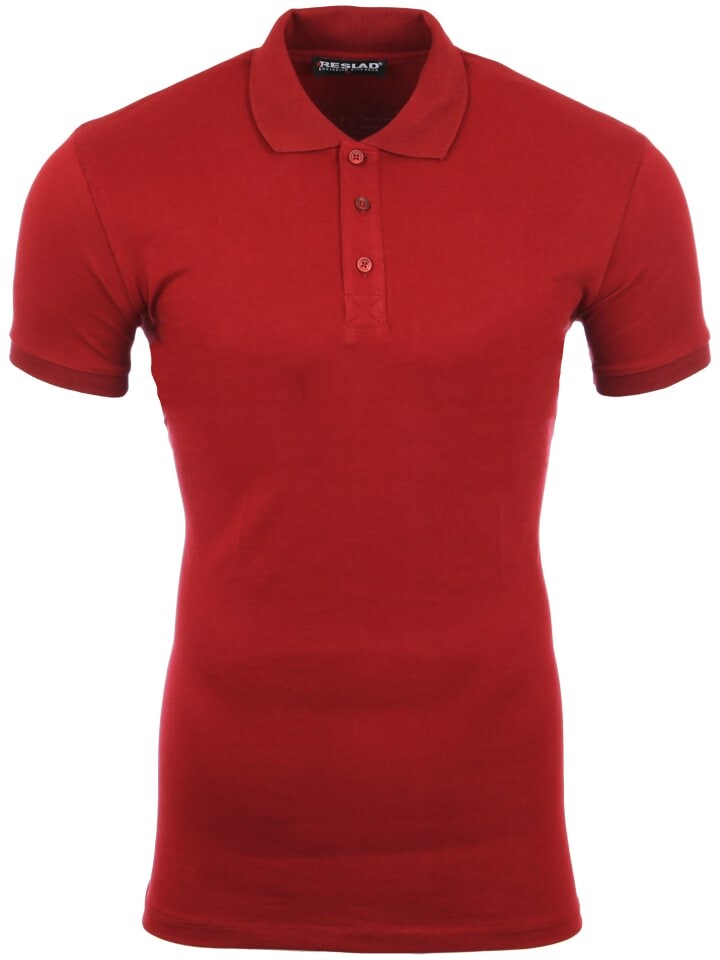 

Поло RESLAD Poloshirt Basic Polo, бордо
