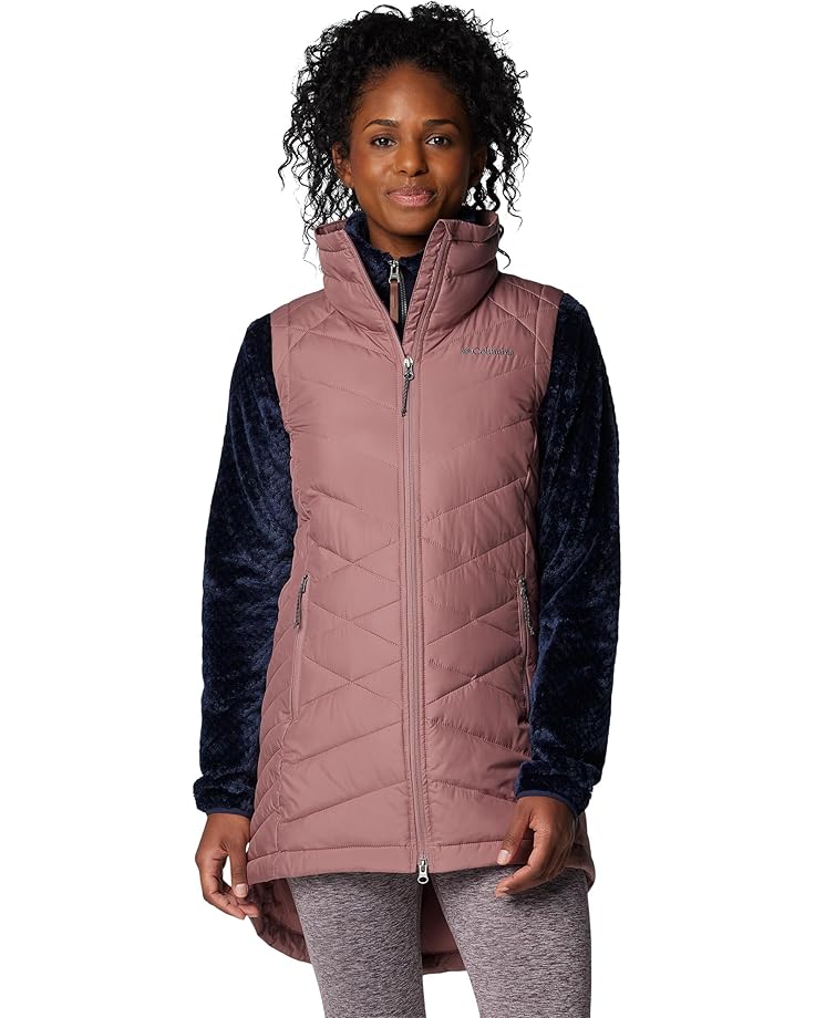 

Утепленный жилет Columbia Heavenly II Long Vest, цвет Fig