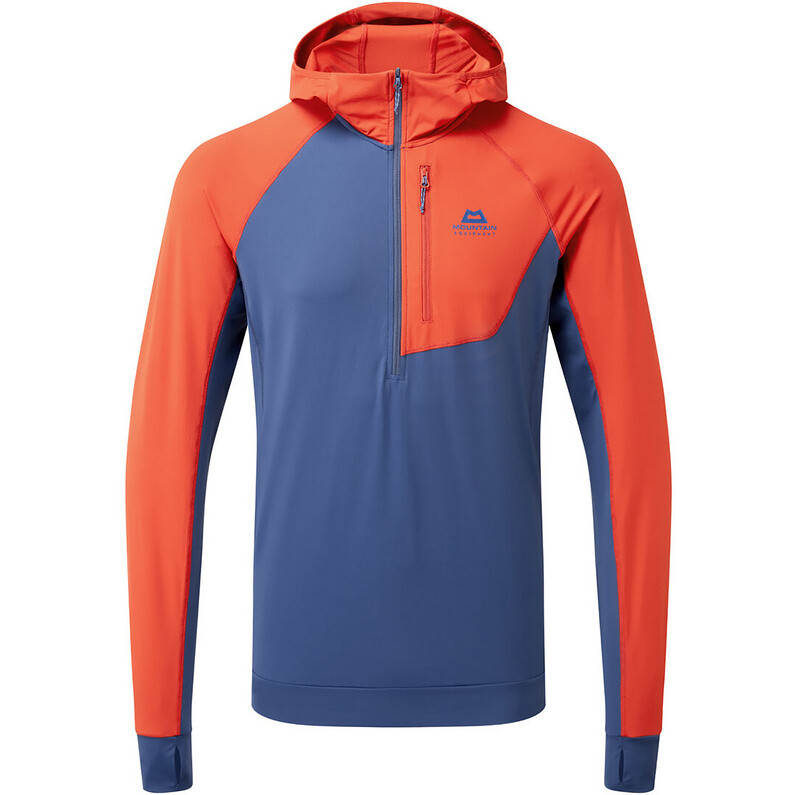 

Мужская худи на молнии Aiguille Mountain Equipment, синий