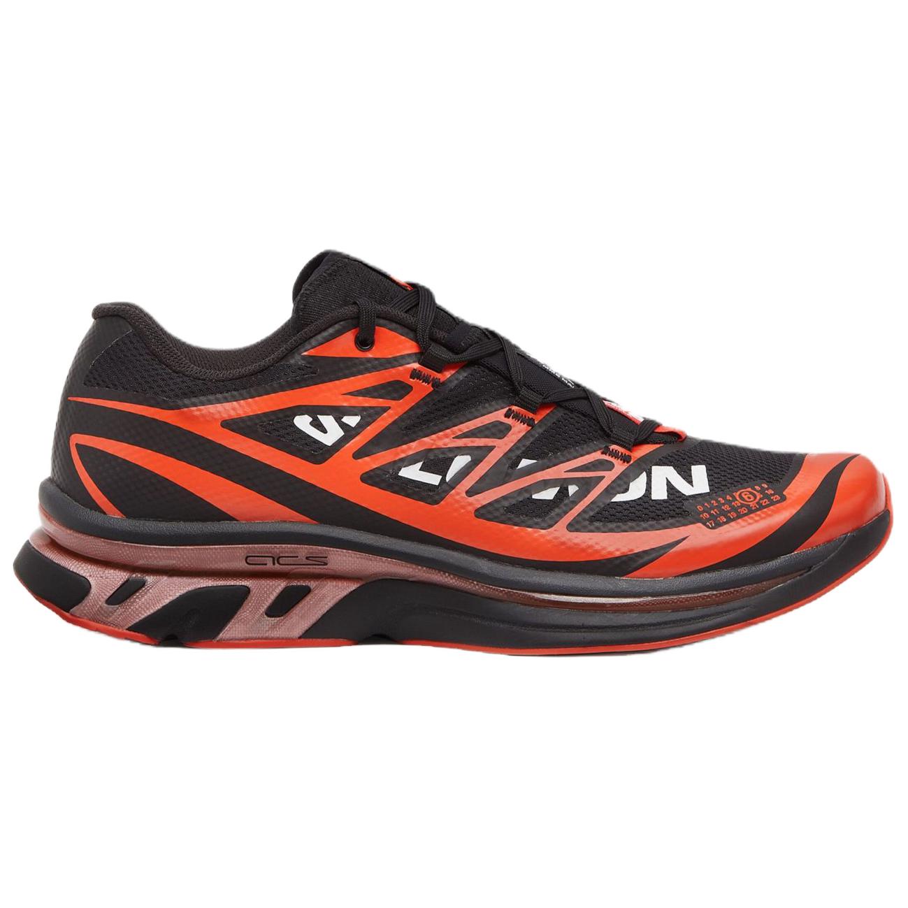 Mm6 Maison Margiela Мужские низкие повседневные кроссовки SALOMON Collaboration XT из текстиля и коровьей кожи, черный — фото 3