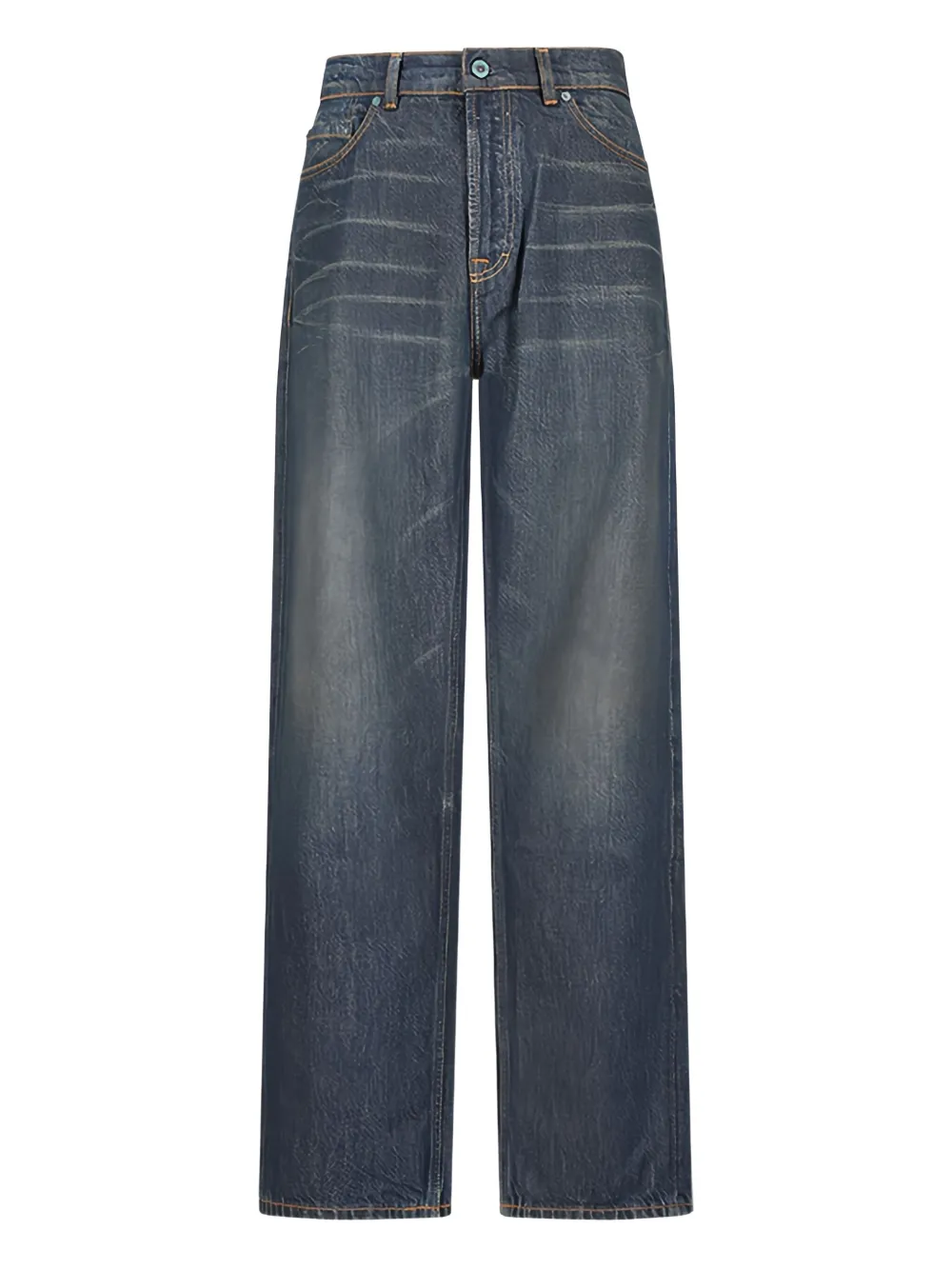 

Джинсы с эффектом потертостей OUR LEGACY, синий