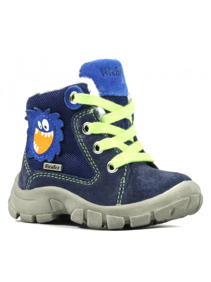 

Richter Shoes Ботинки на шнуровке синего цвета