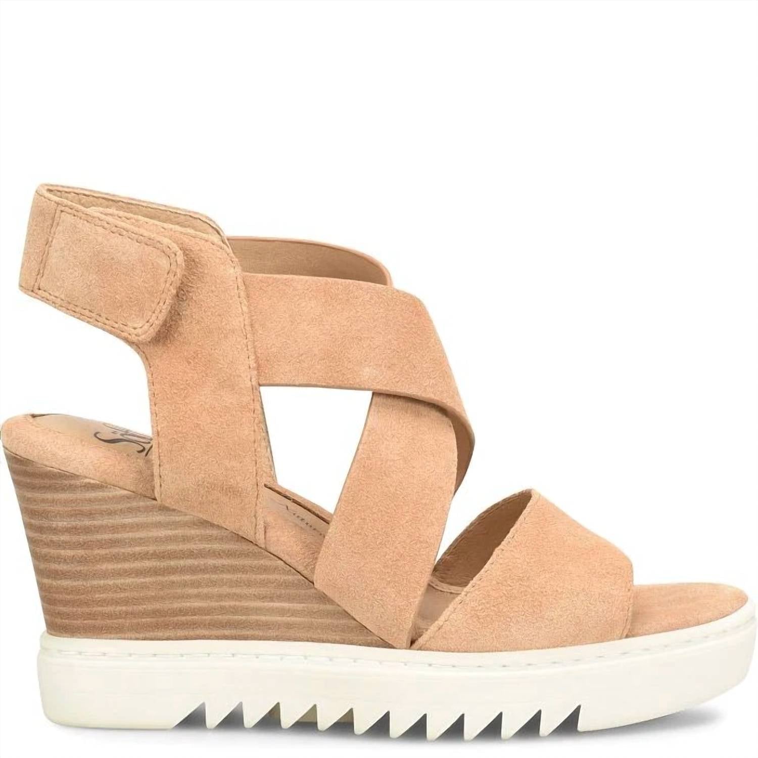 Женские сандалии Uxley на платформе в цвете Desert Sofft, Desert