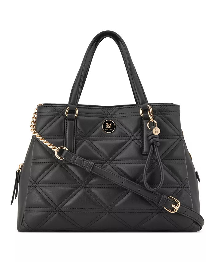 

Сумка-портфель Harland среднего размера Nine West, черный