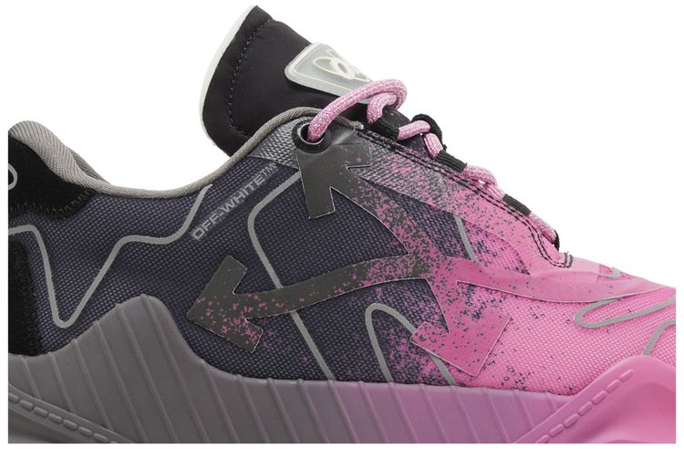 Кроссовки Off-White ODSY-1000 'Pink Purple Spray Paint', розовый — фото 2