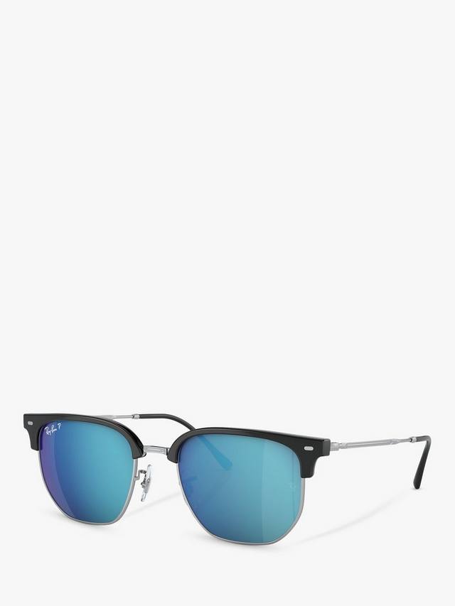 

Солнцезащитные очки неправильной формы rb8265 Ray-Ban, цвет Black/Silver