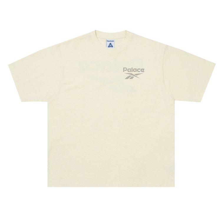 

Футболка Palace x Reebok T-Shirt, кремовый, Серый, Футболка Palace x Reebok T-Shirt, кремовый