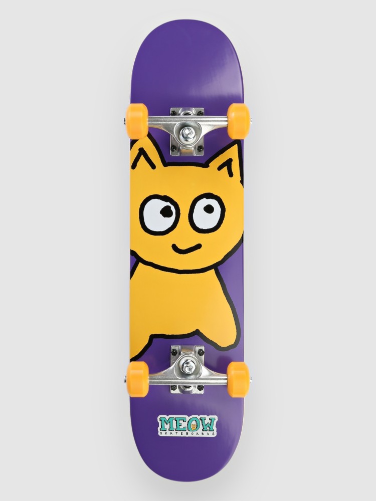 

Скейтборд Meow Skateboards Big Cat Soft Top Purple 7'' Skateboard, purple