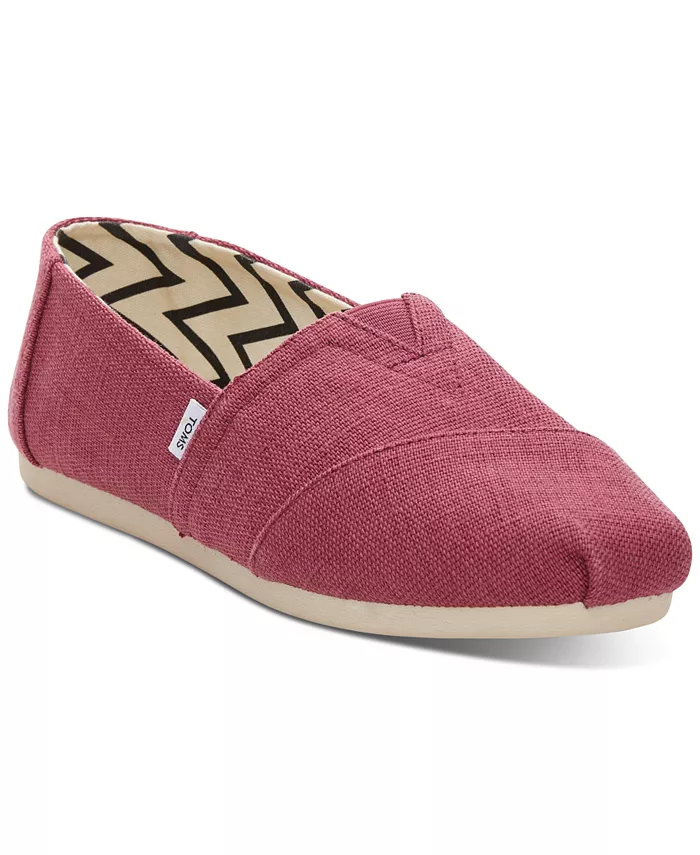 Женские балетки Alpargata Heritage Canvas Toms, белый