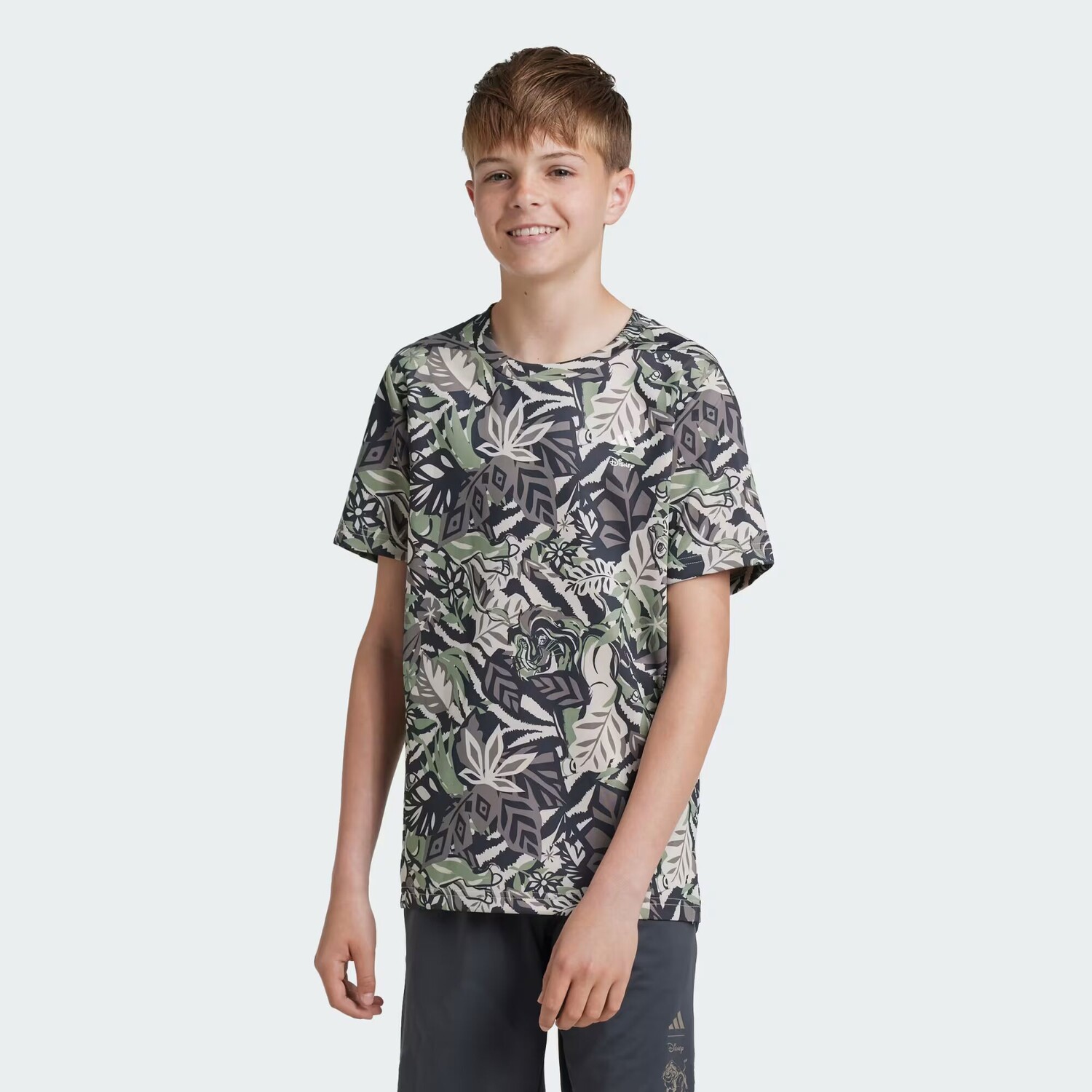 

Детская футболка Disney King Lion King Adidas, цвет Tent Green/Simple Brown/Carbon/Chalk White