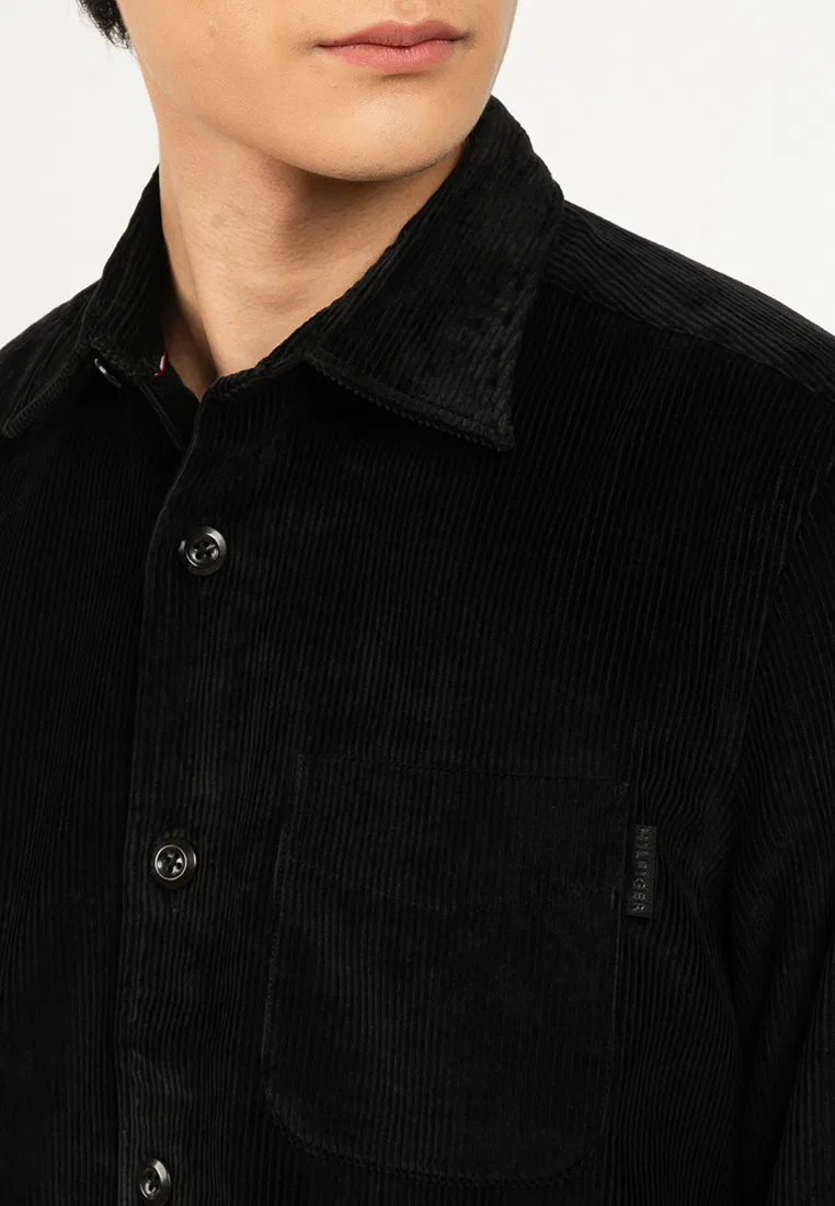 Вельветовая рубашка - Tommy Mainline Tommy Hilfiger, черный — фото 3