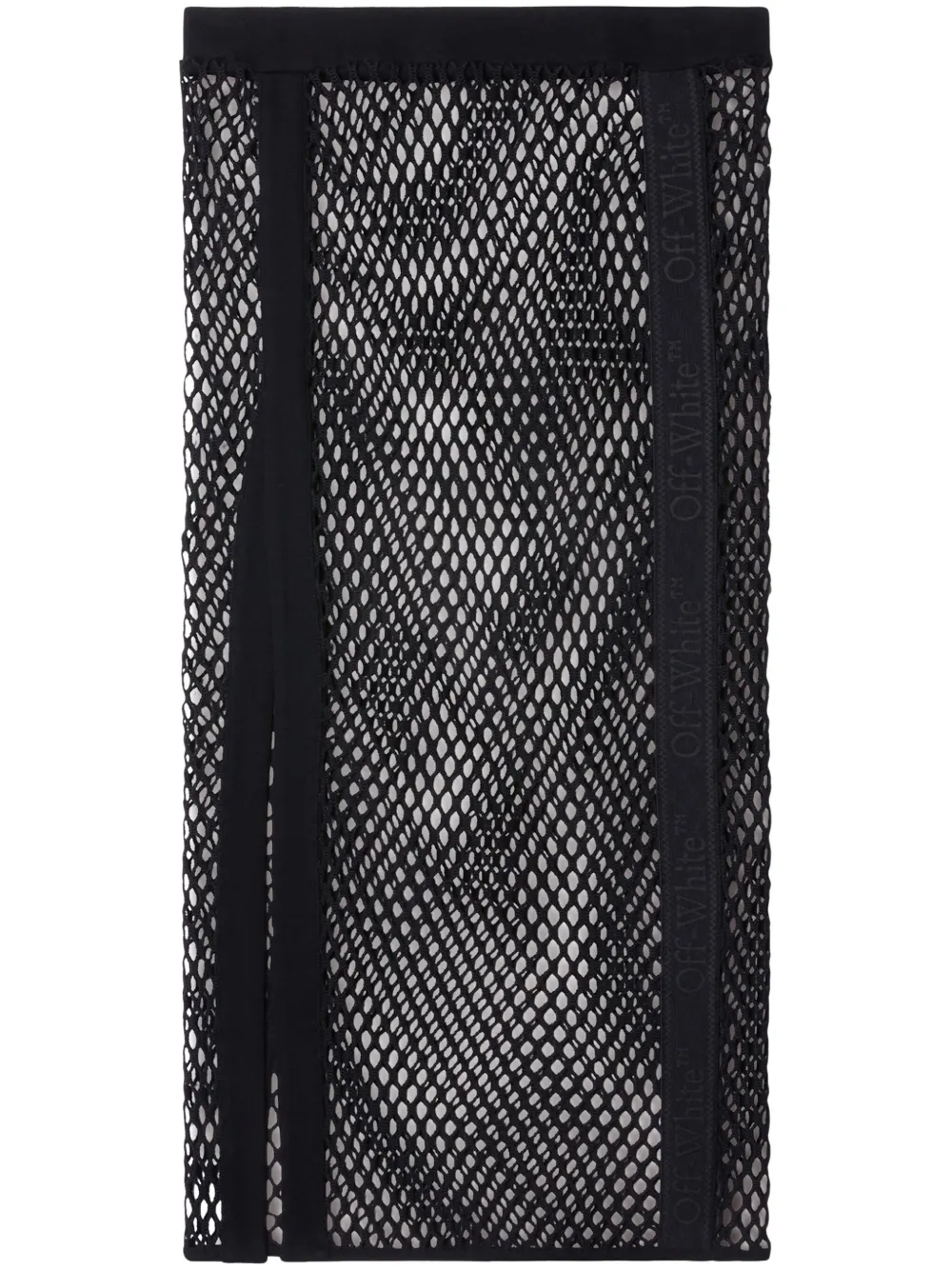 

Юбка с логотипом OFF-WHITE, черный