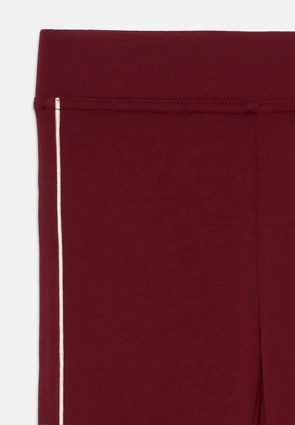 Леггинсы Kmgpaige life piping flared leggings trousers Only Mini, цвет каберне — фото 4