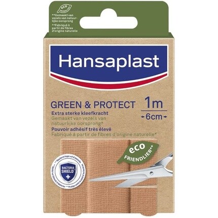 

Hansaplast Green & Protect Cutting Plasters 10 X 6 мм, Штукатурки