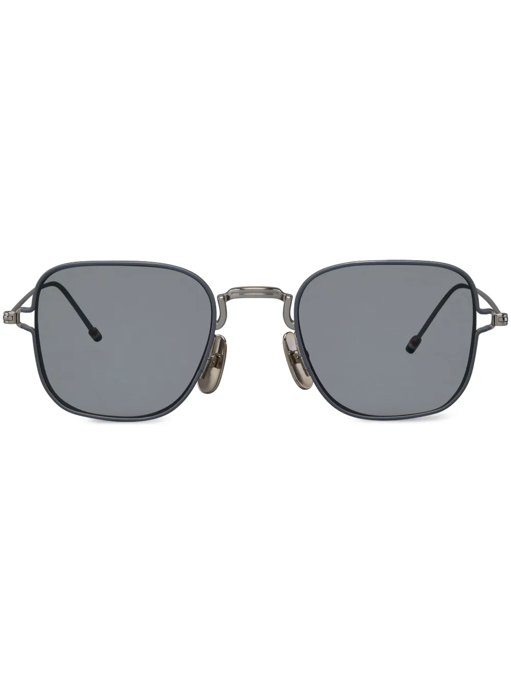 

Солнцезащитные очки в квадратной оправе Thom Browne Eyewear, серебряный