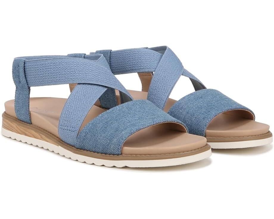 

Сандалии Dr. Scholl's Islander Strappy Flat Sandal, синий