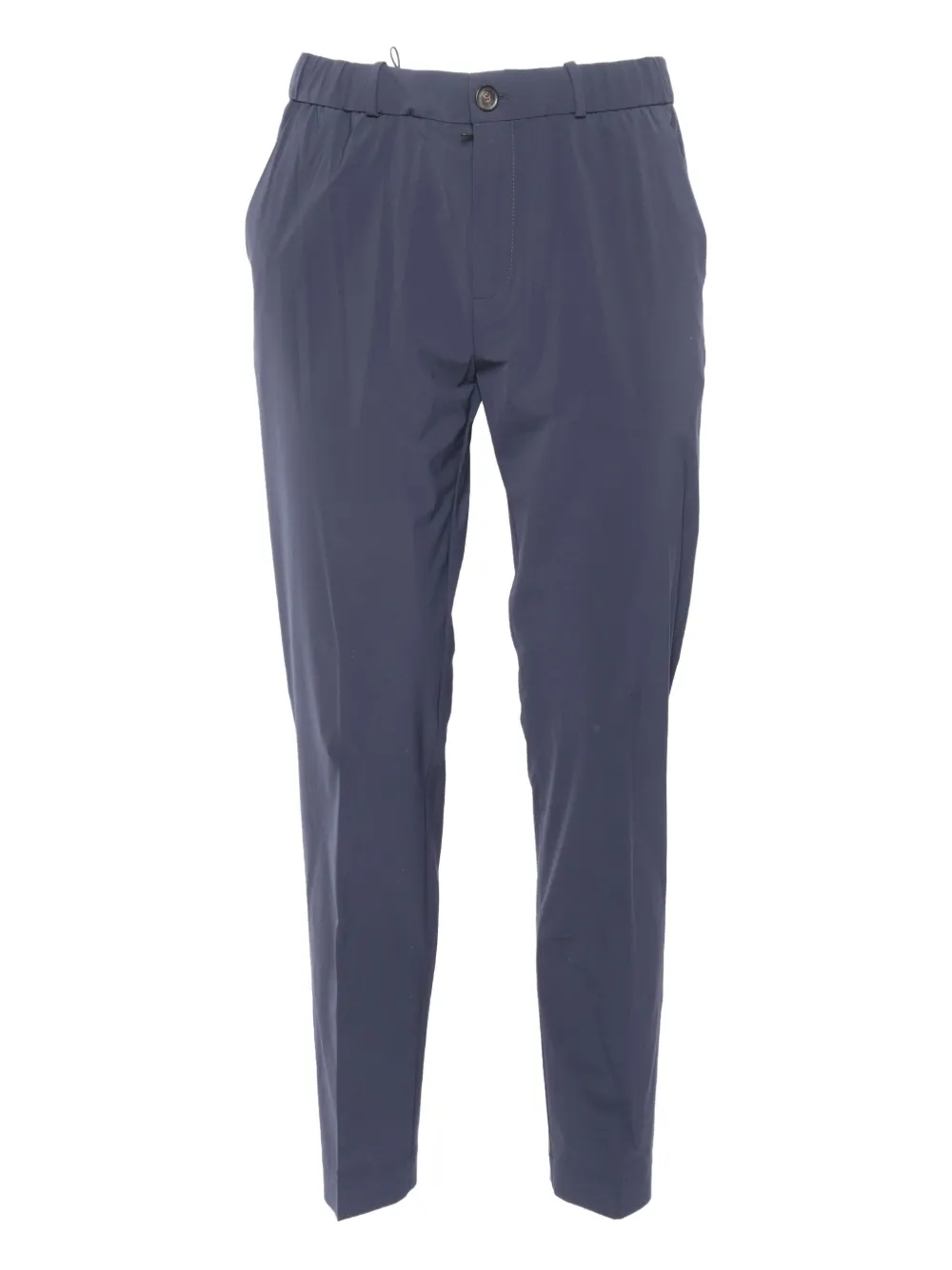 

Брюки с прорезными карманами на резинке RRD, синий