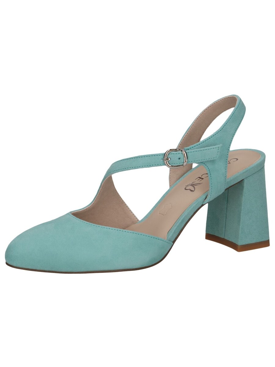Туфли-лодочки с открытой пяткой CAPRICE, Aqua