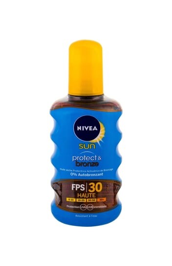 Масло активирующее натуральный загар SPF30 Nivea Protect & Bronze 200мл, Nivea Sun — фото 2