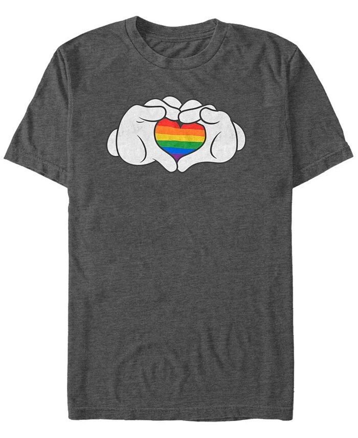 

Мужская футболка с коротким рукавом Rainbow Love Fifth Sun, серый
