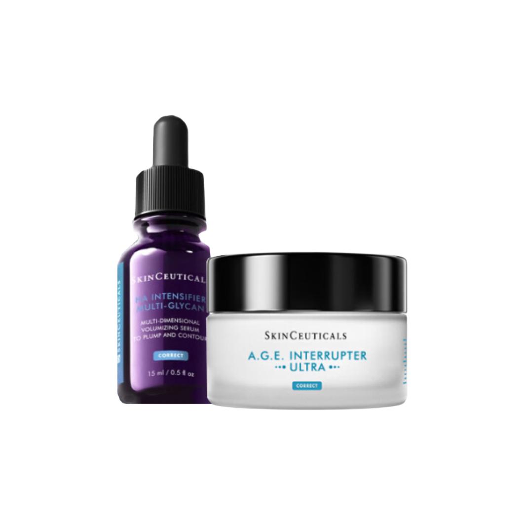 

SKINCEUTICALS Набор пробников XIULIKE новая версия AGE крем для лица сыворотка с фиолетовым рисом увлажнение и гидратация 15мл+15мл