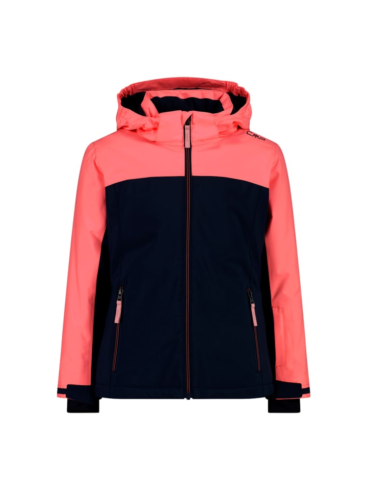 

Лыжная куртка Girl Jacket Snaps Hood темно-синего цвета cmp