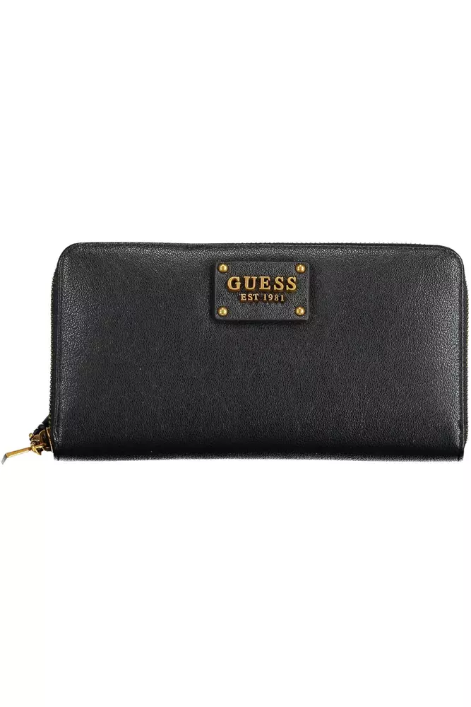 

Черный полиэтиленовый мужской кошелек Guess Shoes