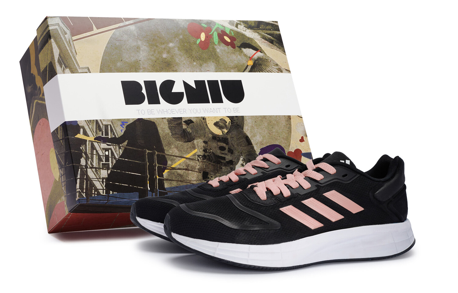 

Кроссовки мужские DURAMO LITE 2.0 с низким верхом Meat Powder/черный Adidas