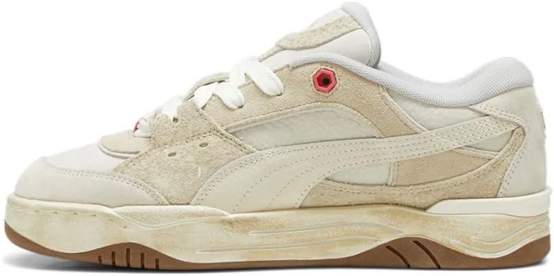 Мужские кроссовки PUMA -180 Staple с шнуровкой, повседневные - бежевые, бежевый — фото 3