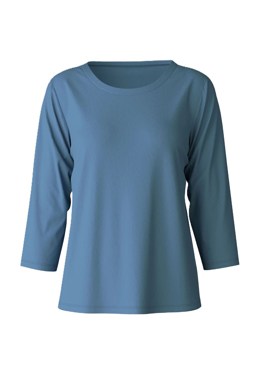 

Женская хлопковая пижамная рубашка CALIDA, цвет 370 Blue Cotton