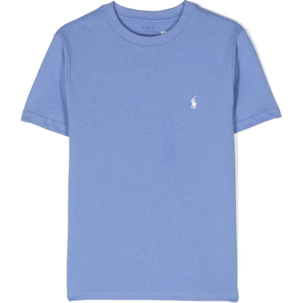 Футболка синяя детская Polo Ralph Lauren — фото 2
