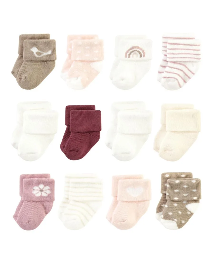 24 махровых носка Hudson Baby, Blush Heart — фото 3