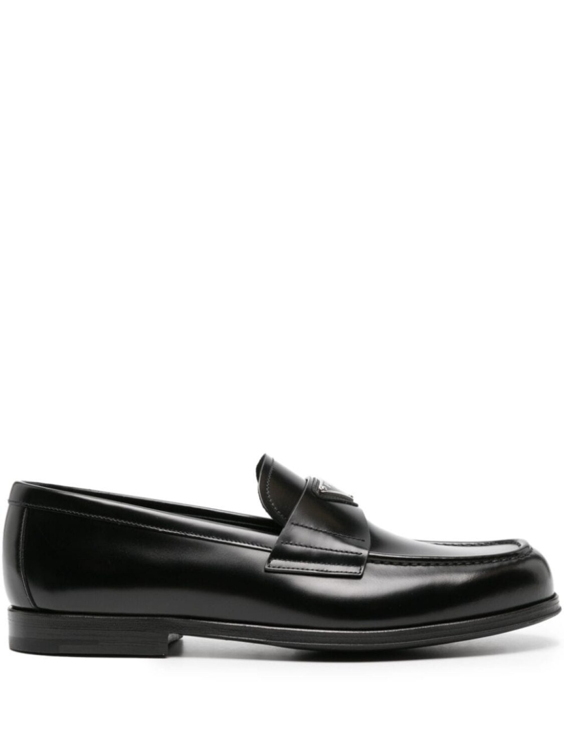 

Prada лоферы с логотипом, черный
