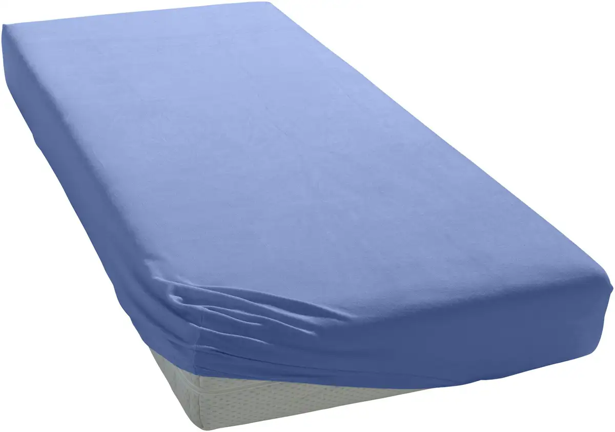 

Простыня Bellana хлопковая 120-130х200 см, 1 шт., цвет mittelblau