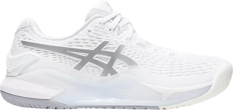 Кроссовки Wmns Gel Resolution 9 Wide 'White Pure Silver', белый