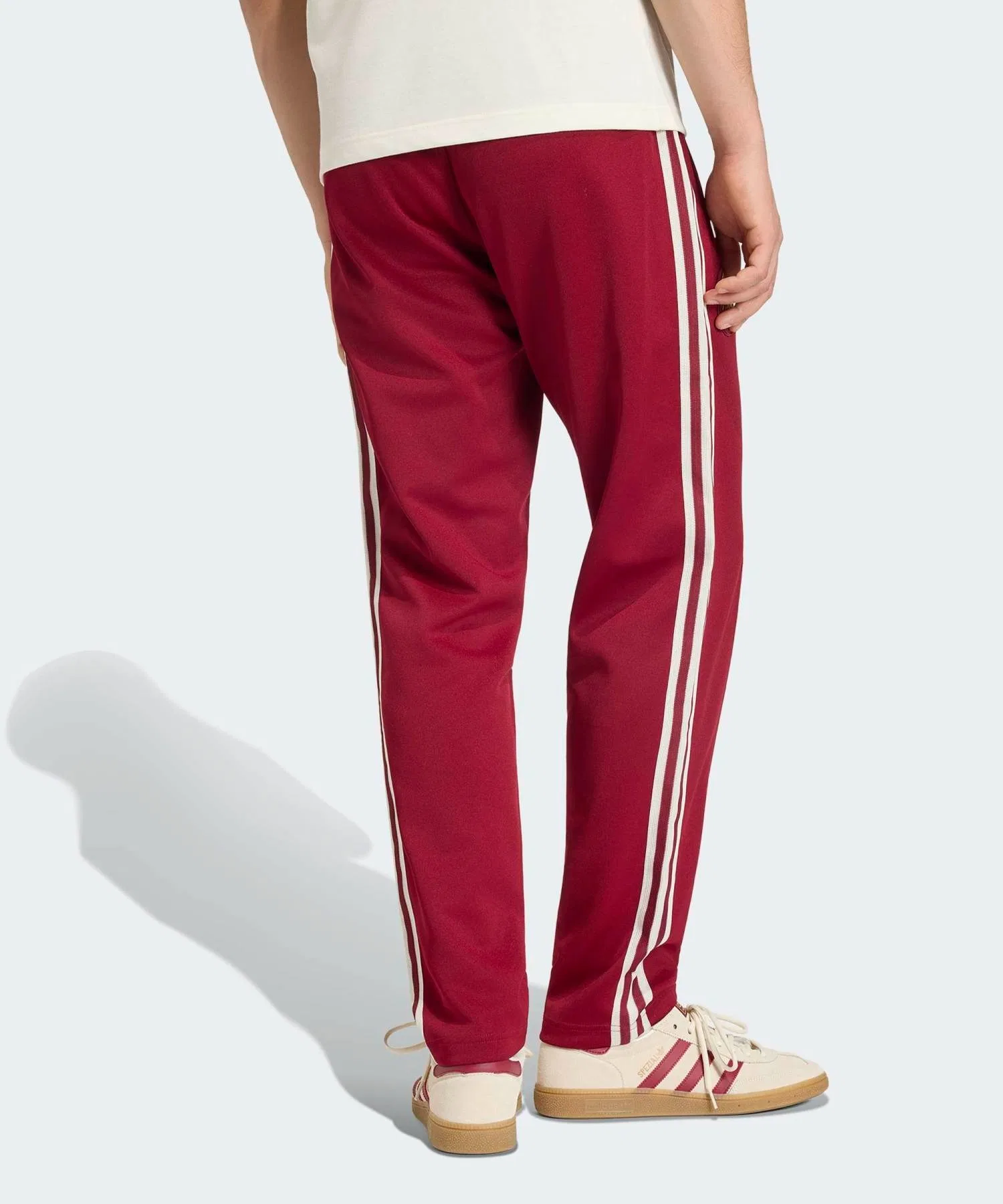 Мужские спортивные брюки adidas Originals красные — фото 2
