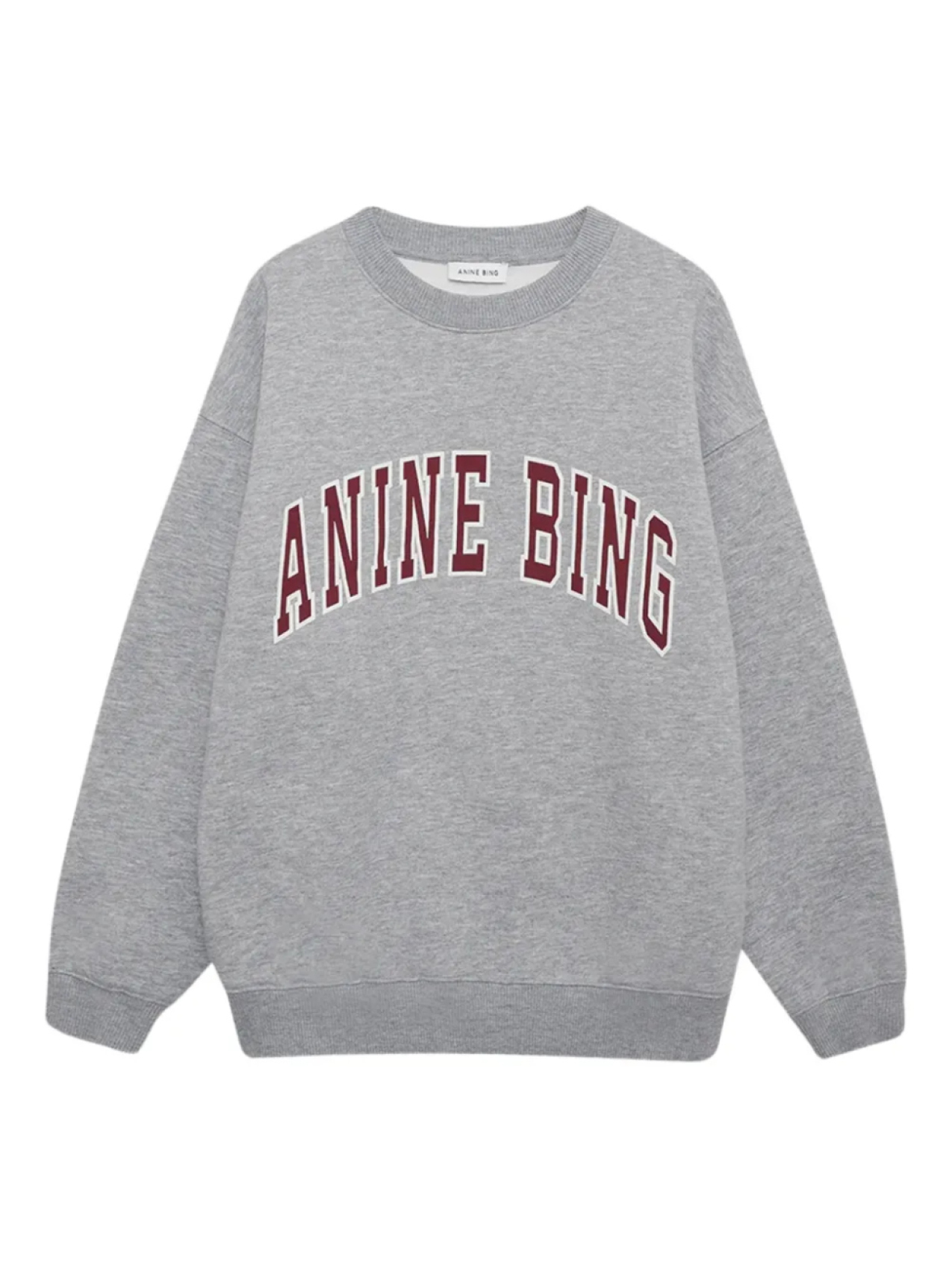 

Толстовка с логотипом ANINE BING, серый