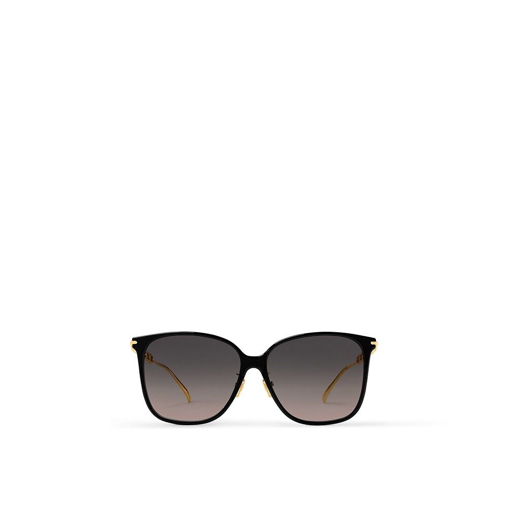

Мои солнцезащитные очки LV Chain Two Classique Square Louis Vuitton, черный