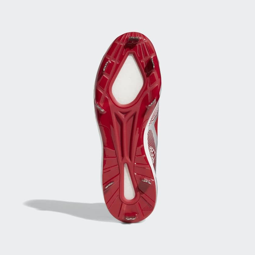 Мужские бейсбольные кроссовки Adidas FV9348, белый/красный — фото 4