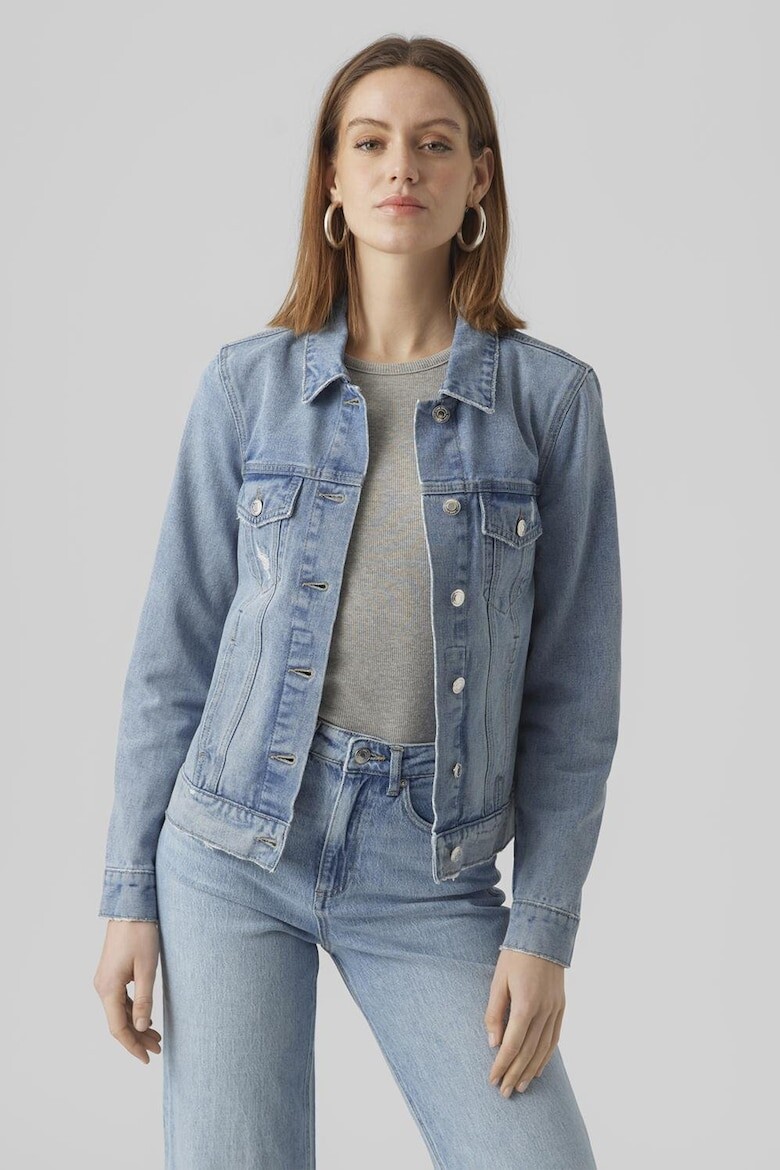 

Джинсовая куртка с пуговицами Vero Moda, синий