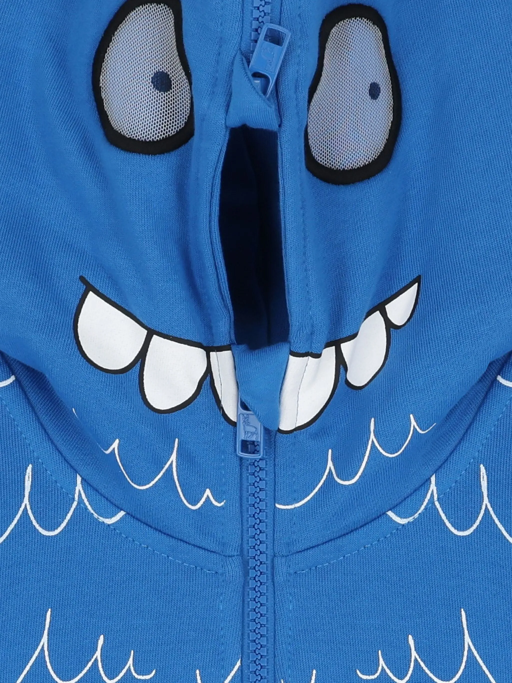 Худи Yeti Stella Mccartney Kids, синий — фото 4