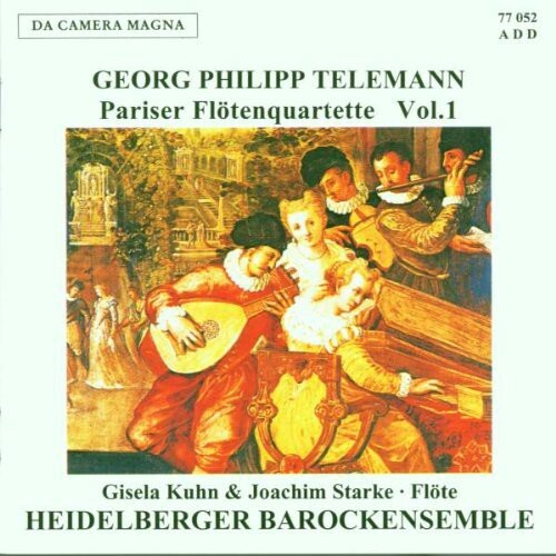 

CD диск Telemann / Kuhn / Starke: Pariser Floten Quartette 1