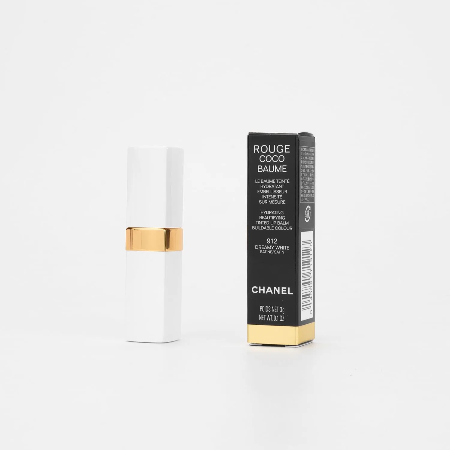 Бальзам для губ CHANEL Rouge Coco Baume 912 Dreamy White, 3 г, бесцветный — фото 2